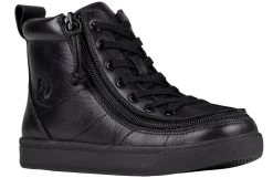 Black To The Floor Leather BILLY Classic Lace Highs