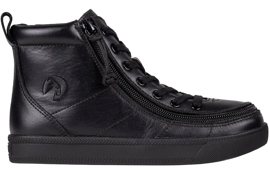 Black To The Floor Leather BILLY Classic Lace Highs 2 Black To The Floor Leather BILLY Classic Lace Highs - Image 2