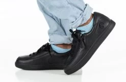 Black To The Floor Leather BILLY Classic Lace Lows -Billy Shoes Store BK21301 002 studio standing 1 940x614 907838fd dc0a 4015 9282 8b265719402d
