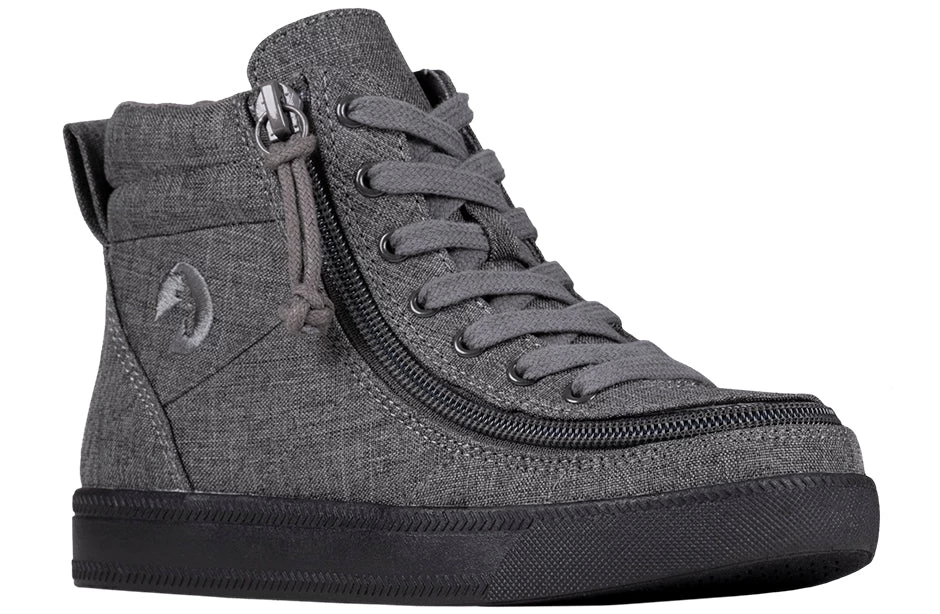FINAL SALE - Charcoal Jersey BILLY Street High Tops 1 FINAL SALE - Charcoal Jersey BILLY Street High Tops