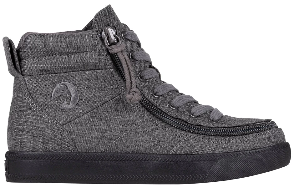 FINAL SALE - Charcoal Jersey BILLY Street High Tops 2 FINAL SALE - Charcoal Jersey BILLY Street High Tops - Image 2