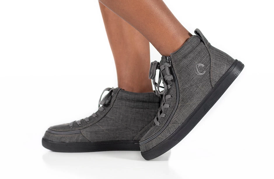 FINAL SALE - Charcoal Jersey BILLY Street High Tops 9 FINAL SALE - Charcoal Jersey BILLY Street High Tops - Image 9