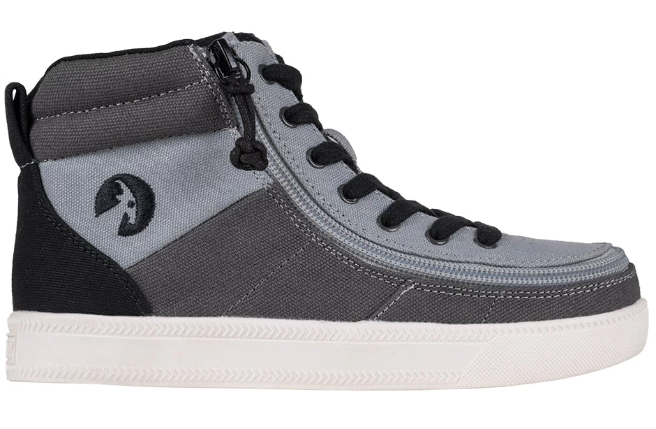 Grey Colorblock BILLY Street High Tops 2 Grey Colorblock BILLY Street High Tops - Image 2
