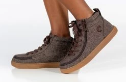 Brown Jersey BILLY Street High Tops -Billy Shoes Store BK21310 200 studio standing 1 940x614 c00e756f 5364 41f7 b7ee 55e479476bfc