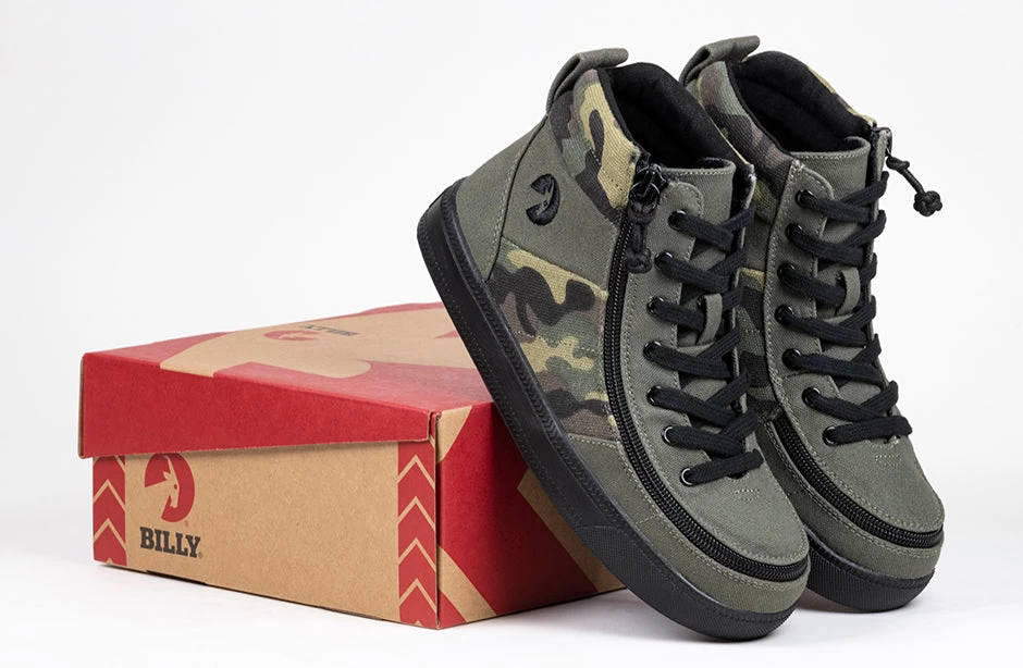 Olive Camo BILLY Street High Tops 7 Olive Camo BILLY Street High Tops - Image 7