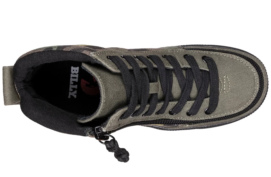 Olive Camo BILLY Street High Tops 3 Olive Camo BILLY Street High Tops - Image 3