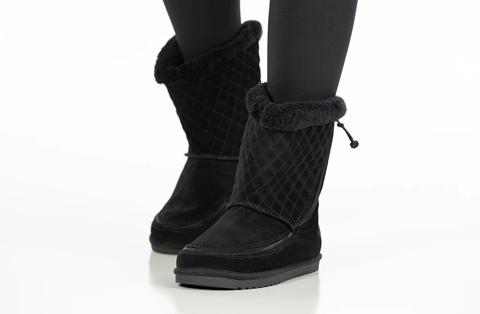 FINAL SALE - Black BILLY Cozy Quilt Lux Boots 7 FINAL SALE - Black BILLY Cozy Quilt Lux Boots - Image 7