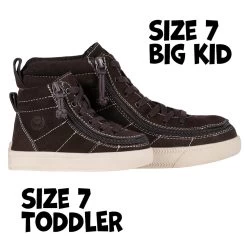 Brown Suede BILLY Ten9 Street High Tops 10 Brown Suede BILLY Ten9 Street High Tops -Billy Shoes Store BK21329 201 toddler to kid 880x880 v2