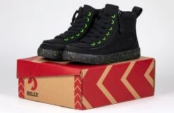 FINAL SALE - Black/Green Speckle BILLY Classic Lace High Tops -Billy Shoes Store BK22100 002 studio 1 940x614 1342f0be 5639 465a 8226 c02b11b9678b