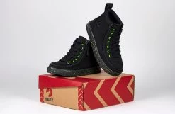 FINAL SALE - Black/Green Speckle BILLY Classic Lace High Tops -Billy Shoes Store BK22100 002 studio 3 940x614 5f9c097c 5ec1 4621 83b2 450a0832b1f3