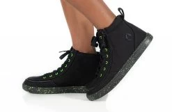 FINAL SALE - Black/Green Speckle BILLY Classic Lace High Tops -Billy Shoes Store BK22100 002 studio standing 1 940x614 97dfb5cf 3a86 40af 95bd 9581bd74289c