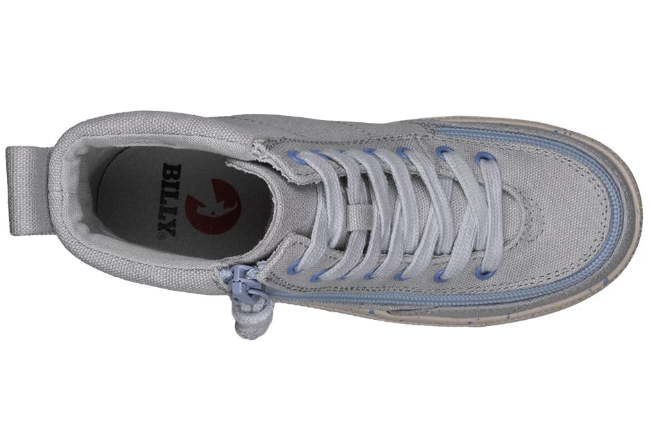 FINAL SALE - Grey/Blue Speckle BILLY Classic Lace High Tops 3 FINAL SALE - Grey/Blue Speckle BILLY Classic Lace High Tops - Image 3
