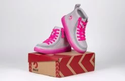 FINAL SALE - Grey/Pink BILLY Classic Lace High Tops -Billy Shoes Store BK22100 050 studio 3 940x614 5f98c15a 4393 4efb 896c fba8a6c86595