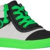 FINAL SALE - Black/Green BILLY Street Short Wrap High Tops
