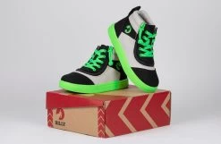 FINAL SALE - Black/Green BILLY Street Short Wrap High Tops -Billy Shoes Store BK22111 002 studio 3 940x614 a59cf8dc be32 4809 9a6a 71689356cd87