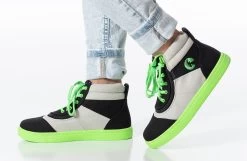 FINAL SALE - Black/Green BILLY Street Short Wrap High Tops -Billy Shoes Store BK22111 002 studio standing 1 940x614 2977de2f bc75 42ae a8d7 a75e83479880