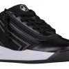FINAL SALE - Black/White BILLY Sport Hoop Athletic Sneakers