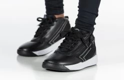 FINAL SALE - Black/White BILLY Sport Hoop Athletic Sneakers -Billy Shoes Store BK22132 002 studio standing 2 940x614 eca745b1 99f7 46a6 b9f6 e2016b5dfb0f