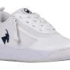 FINAL SALE - White/Navy BILLY Sport Court Athletic Sneakers