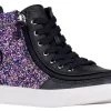 Black Fuchsia Glitz BILLY Classic Lace High Tops