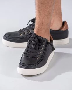 FINAL SALE - Men's Black BILLY Low Sneakers -Billy Shoes Store BM20003 001 Studio2 704x880 1