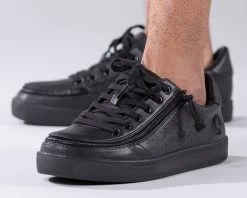 FINAL SALE - Men's Black To The Floor BILLY Low Sneakers -Billy Shoes Store BM20003 002 Studio3 880x704 1