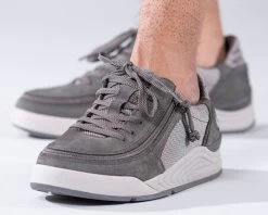 FINAL SALE - Men's Charcoal Suede/Mesh BILLY Comfort Classic Lows -Billy Shoes Store BM20102 021 Studio3 880x704 1