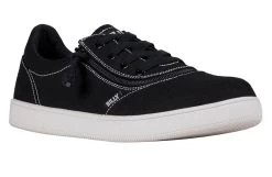FINAL SALE - Men's Black/White Stitch BILLY Sneaker Low Tops