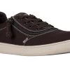 FINAL SALE - Men's Dark Brown/White Stitch BILLY Sneaker Low Tops