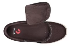 FINAL SALE - Men's Dark Brown/White Stitch BILLY Sneaker Low Tops -Billy Shoes Store BM22128 201 open 940x614 6dc18e23 8c69 4329 ba15 07d2a30c6853