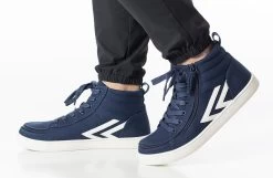 Men's Navy/White BILLY CS Sneaker High Tops -Billy Shoes Store BM22342 410 studio standing 1 940x614 6f8dfdb0 c6d4 4667 bdc4 9b08ffc2e2d4
