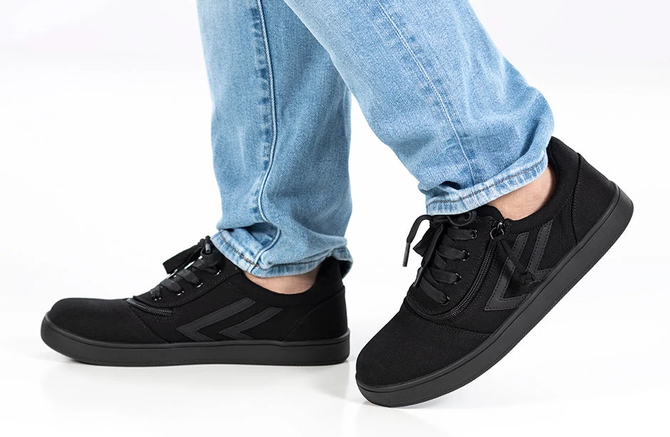 Men's Black To The Floor BILLY CS Sneaker Low Tops 10 Men's Black To The Floor BILLY CS Sneaker Low Tops - Image 10