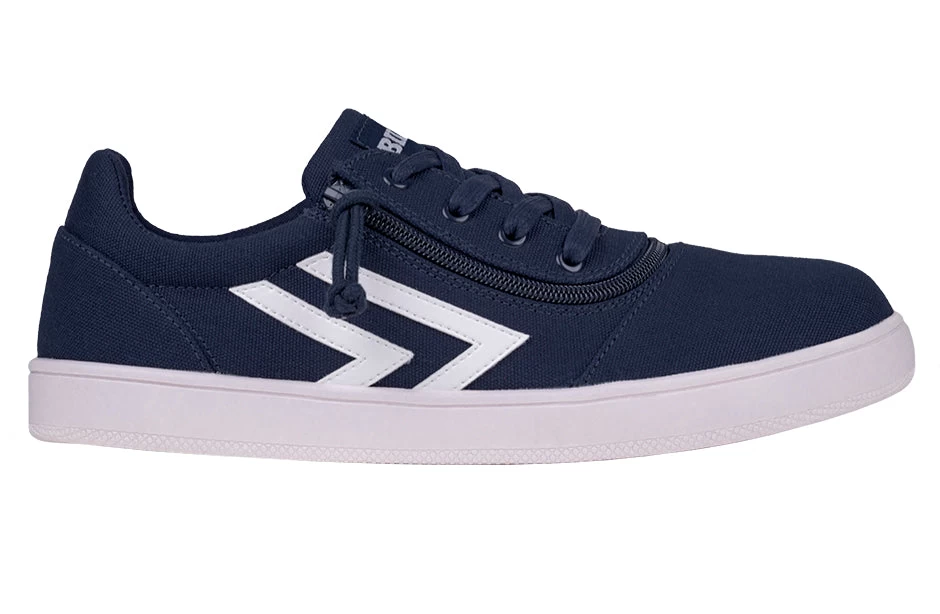 Men's Navy/White BILLY CS Sneaker Low Tops 2 Men's Navy/White BILLY CS Sneaker Low Tops - Image 2