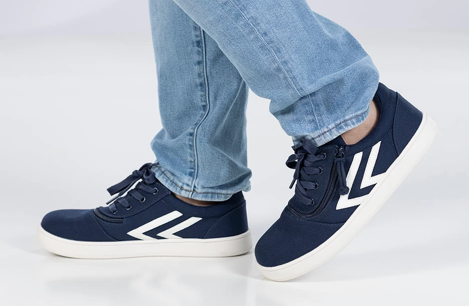Men's Navy/White BILLY CS Sneaker Low Tops 10 Men's Navy/White BILLY CS Sneaker Low Tops - Image 10