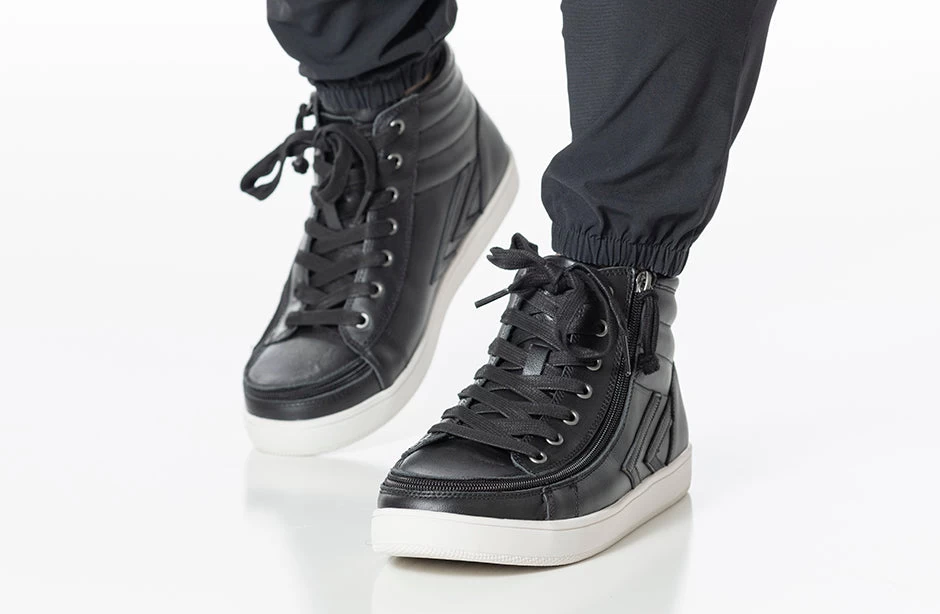 Men's Black Leather BILLY Ten9 CS Sneaker High Tops 11 Men's Black Leather BILLY Ten9 CS Sneaker High Tops - Image 11