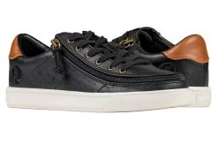 Billy Shoes Store 52 FINAL SALE - Women's Black (Brown Mustache) BILLY Low Sneakers