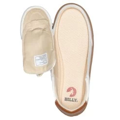 FINAL SALE - Women's White (Brown Mustache) BILLY Low Sneakers -Billy Shoes Store BW20007 100 Open 880x880 15bc46a2 ee29 40b3 8bb4 56974c8061cd
