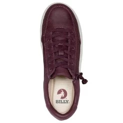FINAL SALE - Women's Burgundy BILLY Sneaker Lows -Billy Shoes Store BW20305 601 Top 880x880 1