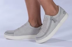 FINAL SALE - Women's Grey BILLY Gore Lows -Billy Shoes Store BW21120 030 studio standing 1 940x614 6af481b7 ee9a 4640 a587 ca99dfcae752