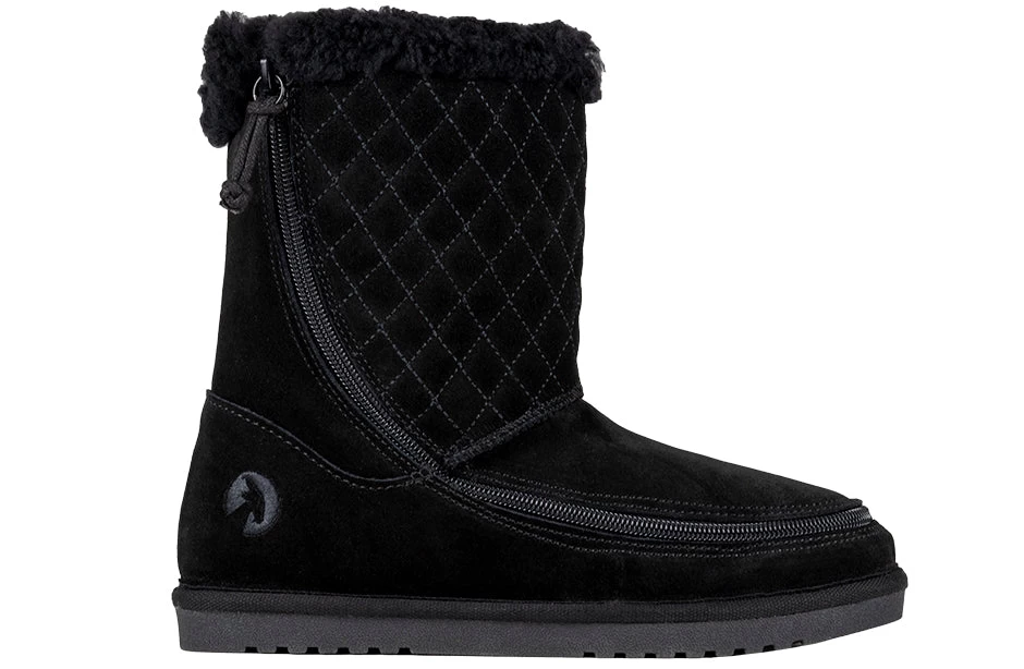 FINAL SALE - Women's Black BILLY Cozy Quilt Lux Boots 2 FINAL SALE - Women's Black BILLY Cozy Quilt Lux Boots - Image 2