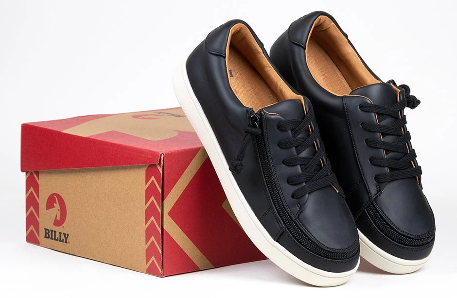 FINAL SALE - Women's Black BILLY Sneaker Low Tops 9 FINAL SALE - Women's Black BILLY Sneaker Low Tops - Image 9