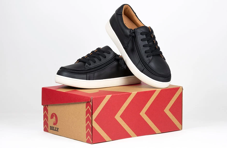 FINAL SALE - Women's Black BILLY Sneaker Low Tops 10 FINAL SALE - Women's Black BILLY Sneaker Low Tops - Image 10