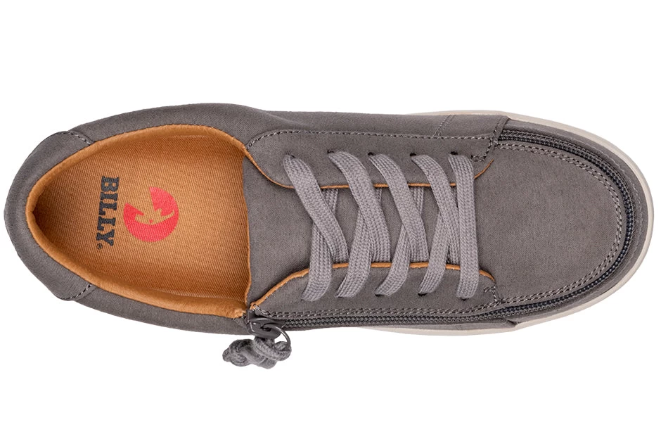 FINAL SALE - Women's Charcoal BILLY Sneaker Low Tops 3 FINAL SALE - Women's Charcoal BILLY Sneaker Low Tops - Image 3