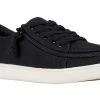 FINAL SALE - Women's Black Canvas BILLY Sneaker Low Tops