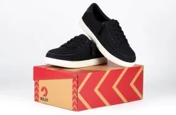 FINAL SALE - Women's Black Canvas BILLY Sneaker Low Tops -Billy Shoes Store BW22128 002 studio 3 940x614 afa9321d 72c6 4457 9894 7ce2cdbd78a2