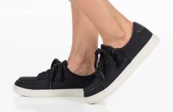 FINAL SALE - Women's Black Canvas BILLY Sneaker Low Tops -Billy Shoes Store BW22128 002 studio standing 1 940x614 0d53e675 de8d 4ce3 82f9 6ffb6c9426f5