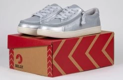 FINAL SALE - Women's Silver Grey Metallic BILLY Sneaker Low Tops -Billy Shoes Store BW22128 050 studio 1 940x614 efea3583 d8d0 4400 9169 5878624f9818