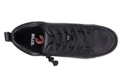 FINAL SALE - Women's Black BILLY Sneaker Lace Mid Tops -Billy Shoes Store BW22135 001 top 940x614 1278e38c c093 49cf 990e 48ea8d748c16