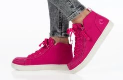 FINAL SALE - Women's Orchid Flower BILLY Sneaker Lace Mid Tops -Billy Shoes Store BW22135 670 studio standing 1 940x614 0662c100 a60c 4880 8eb0 5a4ab51a3d87