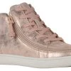 FINAL SALE - Women's Rose Gold BILLY Sneaker Lace Mid Tops